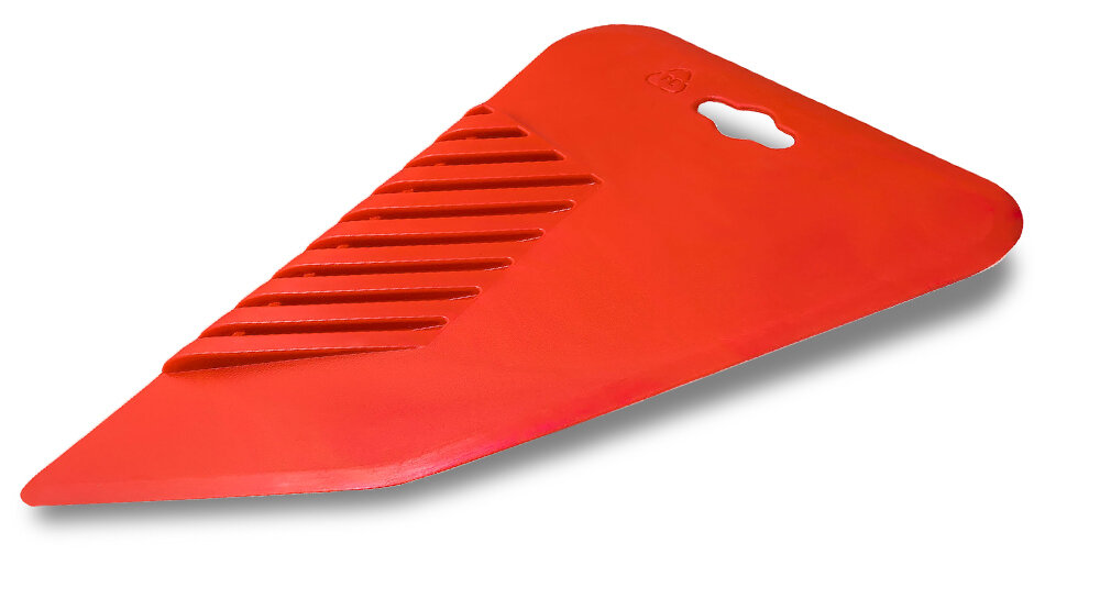 Шпатель для обоев VIRTUS пластиковый 280 мм 004301001 красный