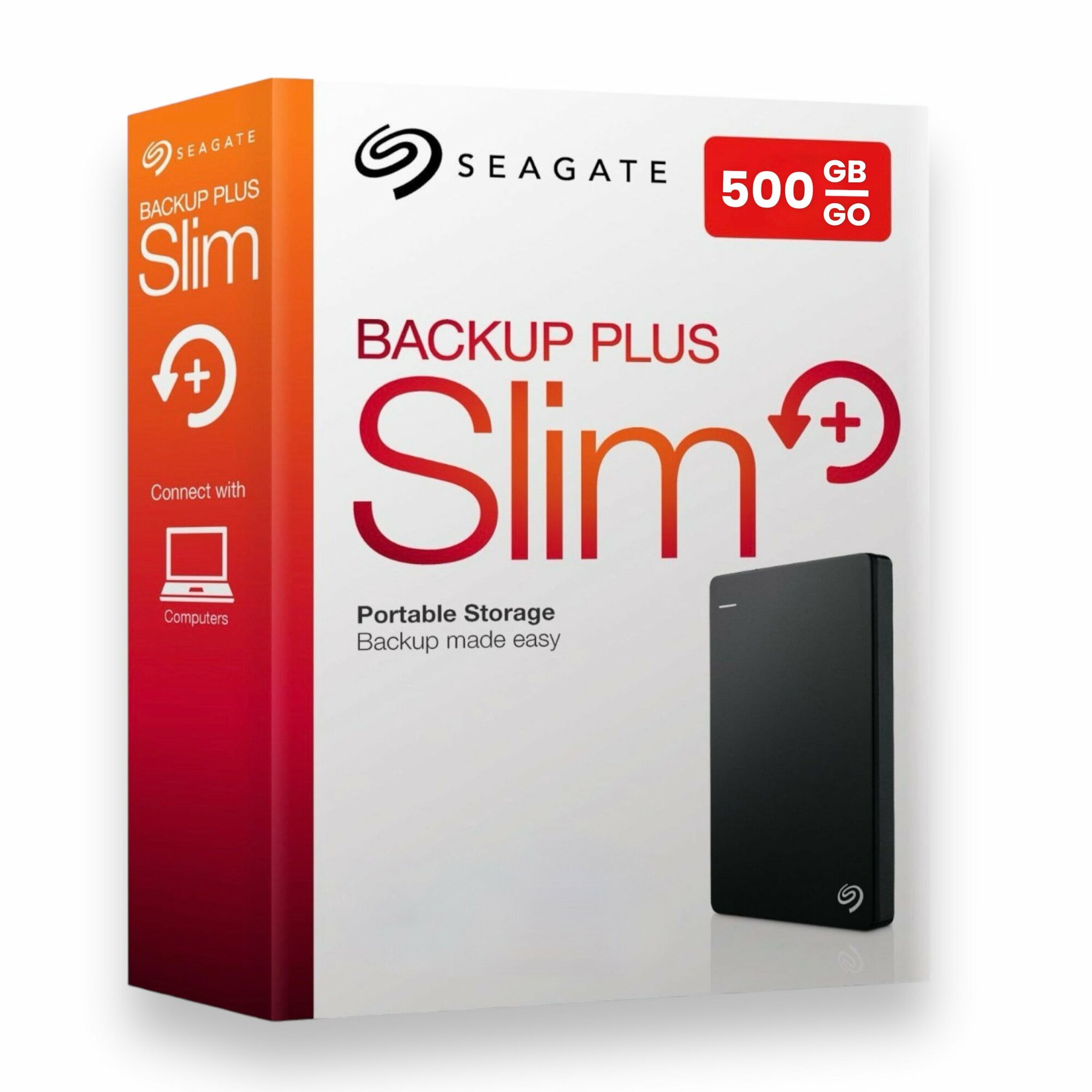Внешний жесткий диск 500Gb Seagate Backup Plus Slim HDD 25" USB 30 серый