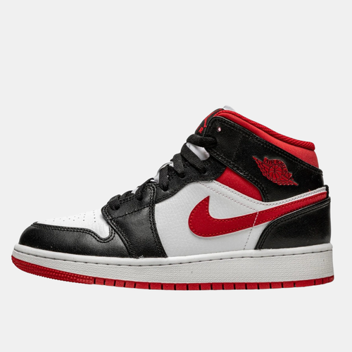 Кроссовки Jordan, размер 4,5Y, красный, черный кроссовки jordan air jordan 1 mid black gym red particle grey white