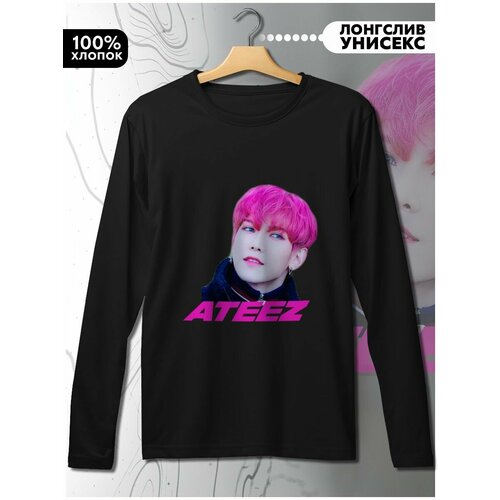 фото Лонгслив hypnotica, размер l, черный