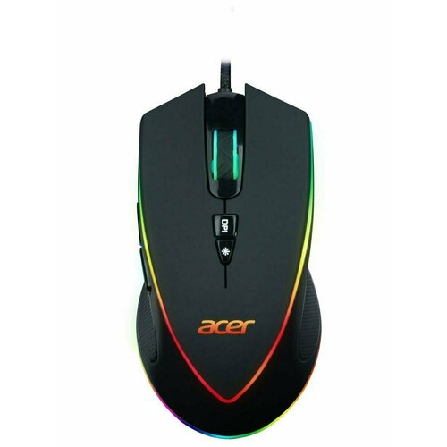 Мышь ACER OMW131, черный мышь acer omw131 черный оптическая 6000dpi usb 6but