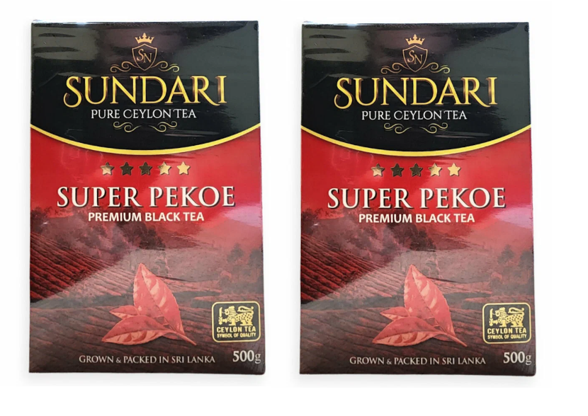 Sundari Чай чёрный Super Pekoe, 100 г - 2 шт. - фотография № 1