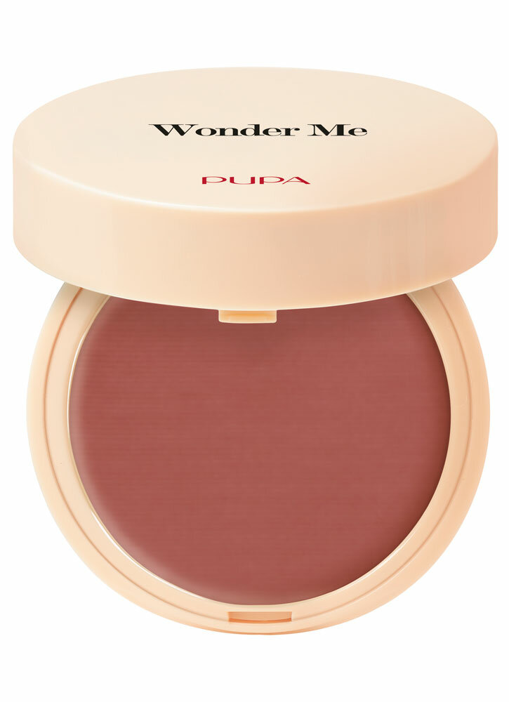 Pupa Румяна для лица Wonder Me Blush, натуральный эффект, с гиалуроновой кислотой, тон №005, Глубокая страсть, 4 гр