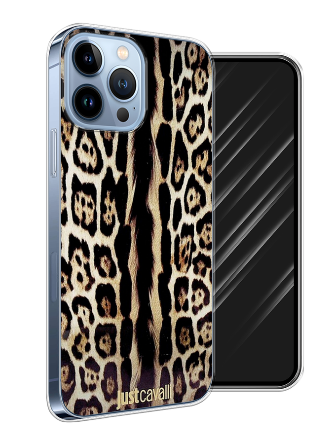 Силиконовый чехол на Apple iPhone 13 Pro Max / Айфон 13 Pro Max "Леопард кавалли"
