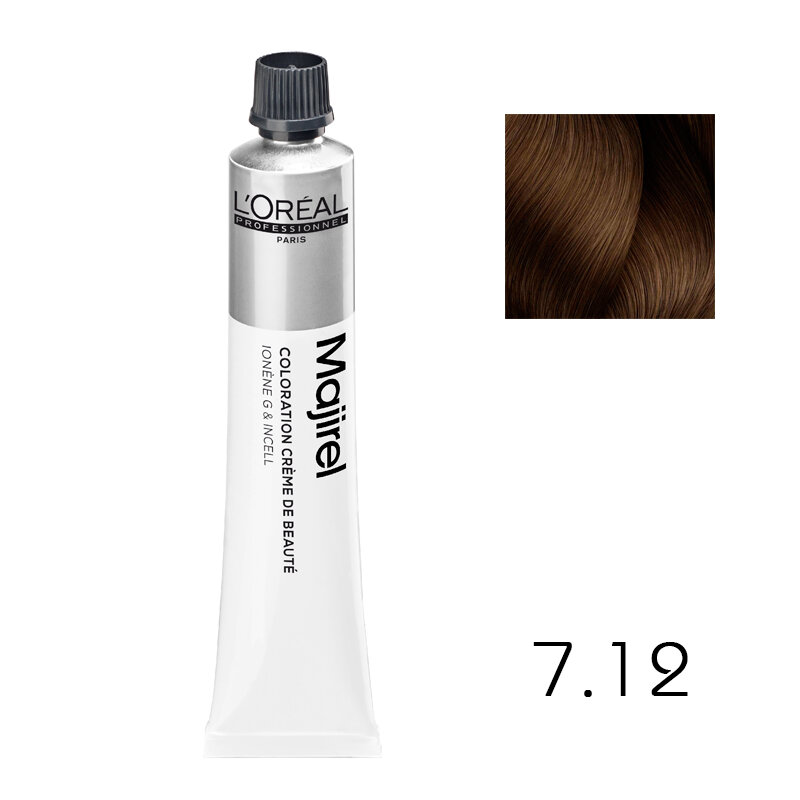 Краска для волос Majirel High Resist 7.12 50 мл L'Oreal Professionnel Majirel High Resist 7.12 V049 50 мл