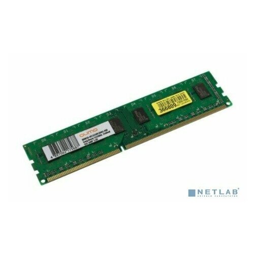 Qumo Модуль памяти QUMO DDR3 DIMM 4GB PC3-10600 1333MHz QUM3U-4G1333C9 Разноцветный 212800₽