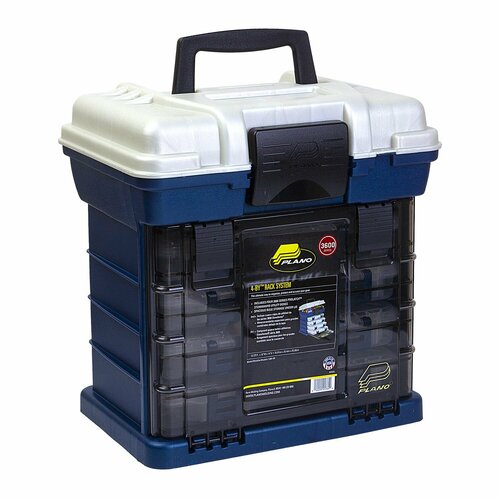 фото Ящик plano 136400 4x3600 size-hard system blue/silv (35.6cm x 25.4cm x 38.1cm)