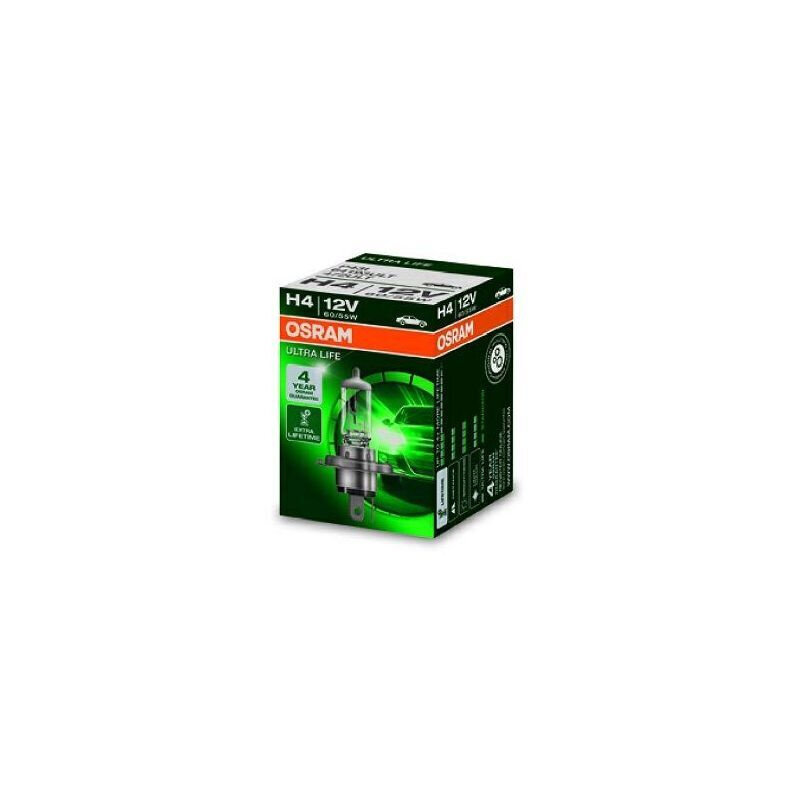 Лампа автомобильная галогенная OSRAM Ultra Life 64193ULT H4 60/55W P43t 1 шт.