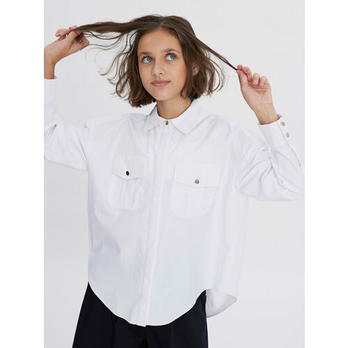 Рубашка Noble People, размер 128, белый