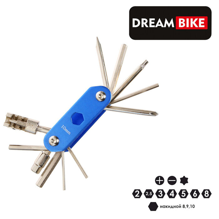 Мультиключ Dream Bike, для велосипеда (1шт.)