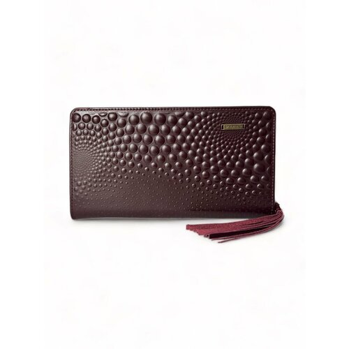 фото Кошелек makey 061-08-50, фактура тиснение, бордовый
