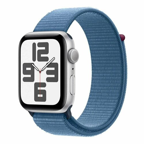Apple Watch SE (3rd) 40mm Silver Winter Blue Sport Loop (MRE33)