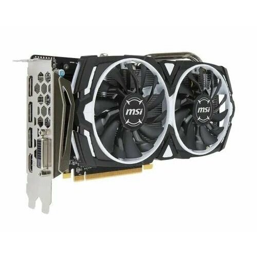 Видеокарта MSI Radeon RX 580 ARMOR 4 ГБ видеокарта sapphire nitro radeon rx 580 4g 1411mhz pci e 3 0