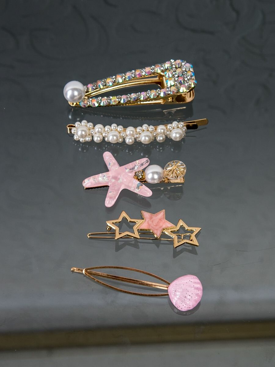 Набор для волос "Заколки для волос" - 5 штук — фото 1