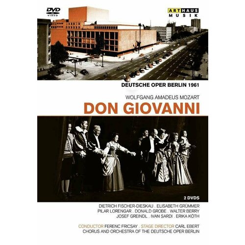 DVD Wolfgang Amadeus Mozart (1756-1791) - Don Giovanni (2 DVD) blu ray wolfgang amadeus mozart 1756 1791 don giovanni 1 br