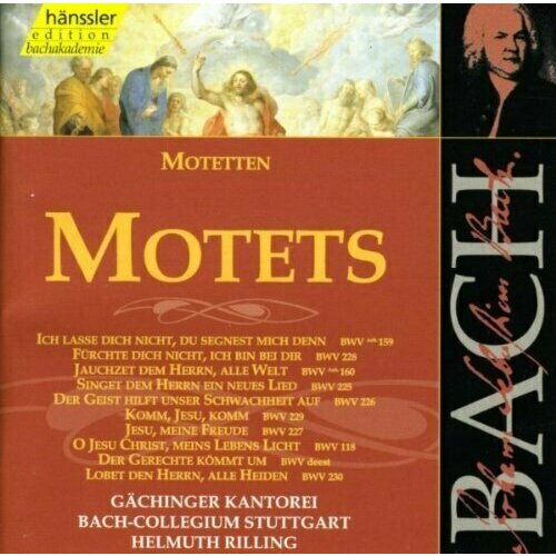 AUDIO CD BACH, J.S: Motets, BWV 225-230 (Stuttgart Gachinger Kantorei, Rilling)