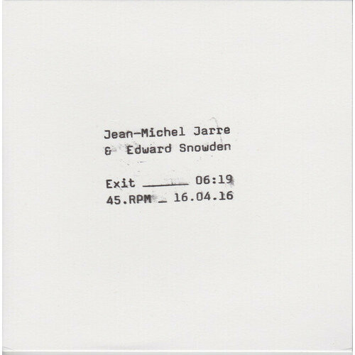 Виниловая пластинка Jean-Michel Jarre & Edward Snowden - Exit. 1 LP green led exit sign backup hardwired red exit light combo exit combo sign exit alarm fire exit sign emergency light exit signal