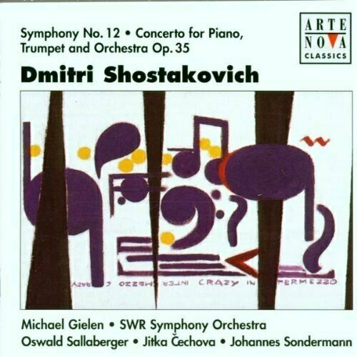 AUDIO CD Shostakovich. Symphony No. 12 Concerto for Piano Trumpet & Orchestra - Gielen. 1 CD