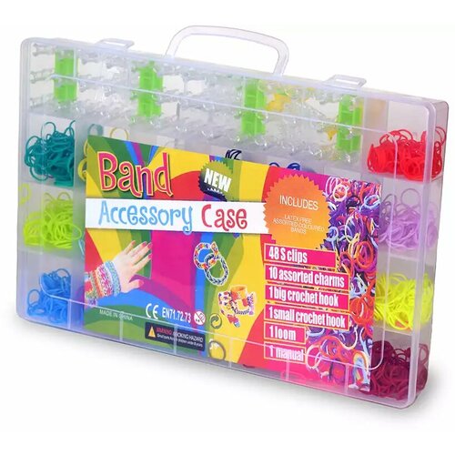 Набор для плетения из резинок 114-4 2000 шт в чемодане 1299₽