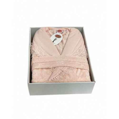 фото Халат karven, размер 2xl, розовый