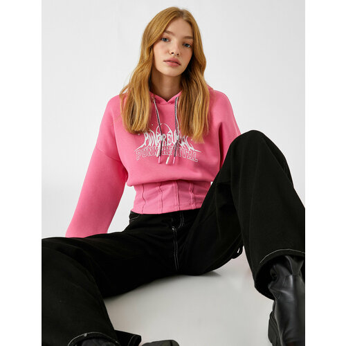 фото Худи koton, размер l, розовый