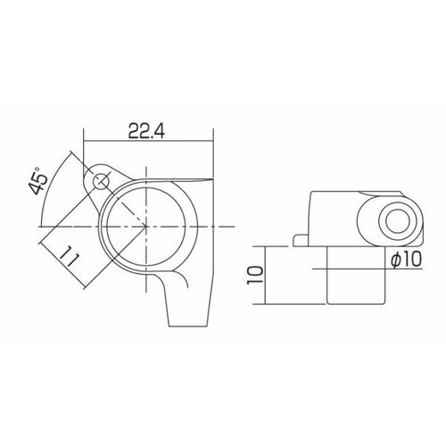 Колок одиночный GOTOH SG381-MGT-20-n, Ex-Long, левый, чёрный gotoh sg381 mgt 20 c l3 r3