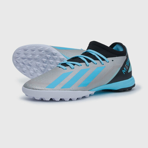 Шиповки adidas, размер 8.5 UK, голубой, серый