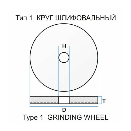 Луга-Абразив 4603347362716 Круг зачистной 1 125x16x32 A24R BF 63