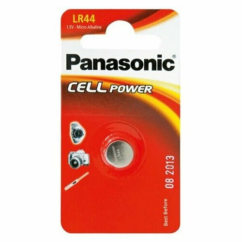 Батарейка Panasonic Micro Alkaline LR-44 щелочная 1 шт