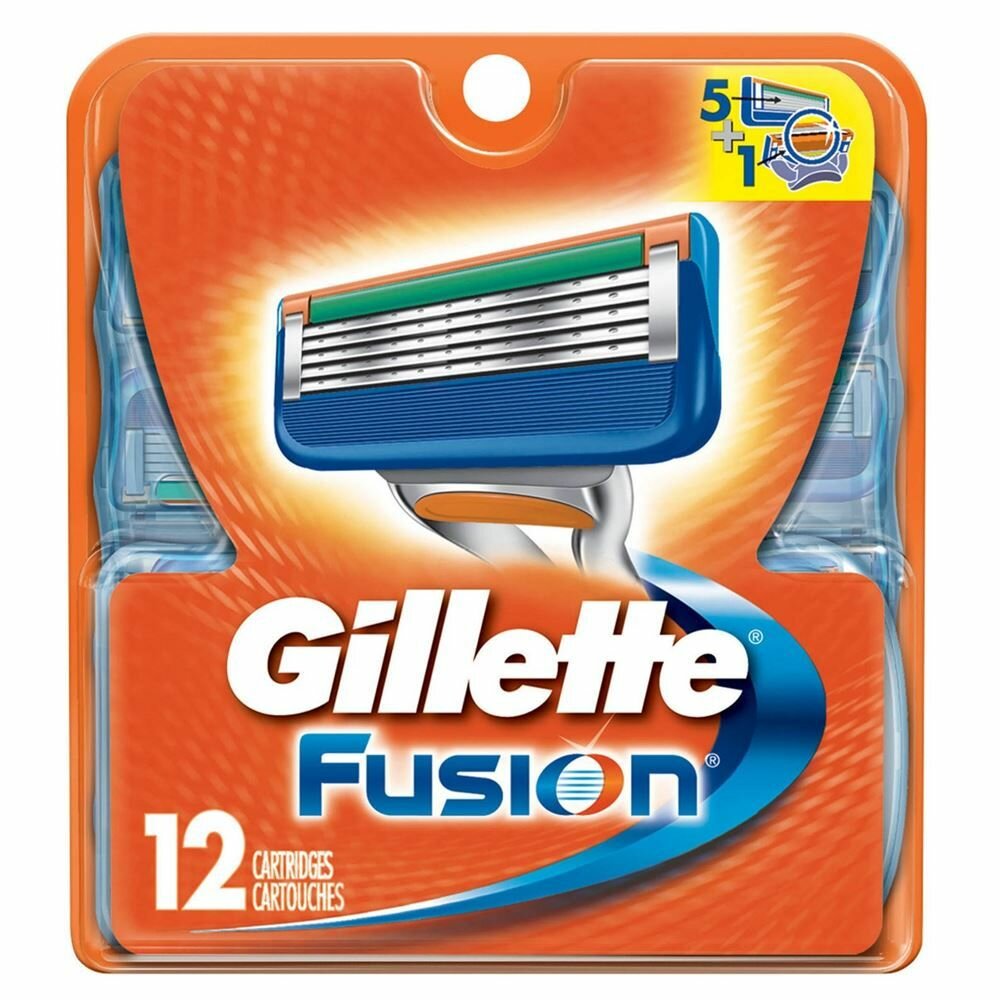 Сменные кассеты Gillette Fusion5, 12 шт. — фото 28