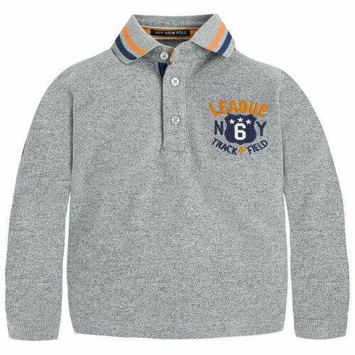 фото Поло mayoral, размер 116 (6 лет), серый