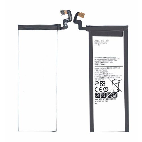 Аккумулятор EB-BN920ABE для Samsung Galaxy Note 5, Note 5 Duos samsung orginal eb bn920abe 3000mah battery for samsung galaxy note 5 sm n920 n920f n920t a n920i g n9200 n920g ds n9208 tools