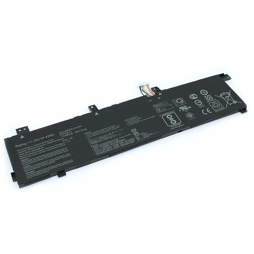 Аккумулятор для ноутбука Asus VivoBook S14 S432 (C31N1843) 11.55V 42Wh аккумуляторная батарея для ноутбука asus vivobook 14 x405 x405u b31n1632 11 52v 42wh