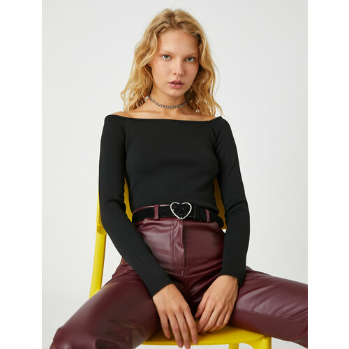 фото Свитер koton, размер xs, черный