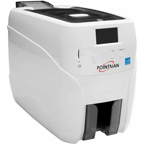 Pointman N25, двухсторонний, подающий лоток на 100 карт, принимающий на 50 карт, USB & Ethernet, энкодер магнитной полосы ISO 7811, 3 дорожки, энкодер