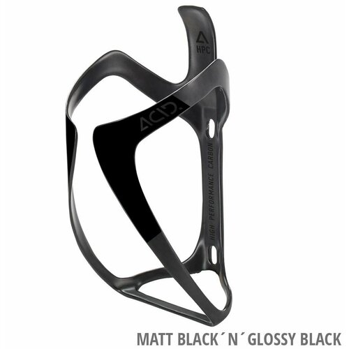 Флягодержатель Cube ACID HPC Carbon Bottle Cage, matt black'n'glossy black