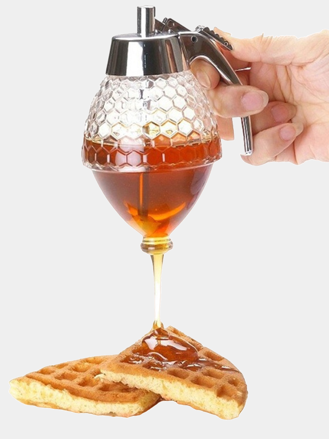 фото Диспенсер для меда, дозатор для меда/сиропа, банка/ёмкость для меда