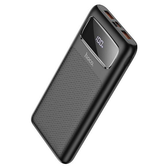 Power bank HOCO J81 10000 mAh PD 20W + 2USB QC3.0 22.5W LCD черный — фото 9