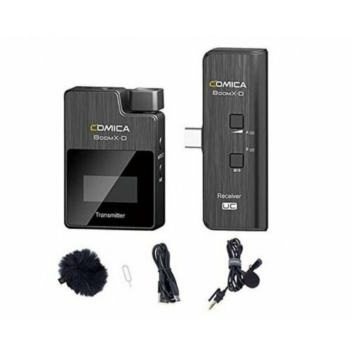 Беспроводной петличный микрофон Comica BoomX-D UC1 TXUC RX 24G для смартфонов с разъемом USB-C 1999900₽