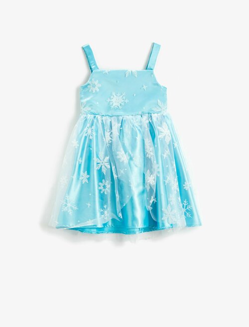 Платье KOTON, размер 11-12 лет, голубой