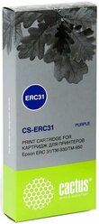 Набор картриджей матричных 2 штуки Cactus CS-ERC31 фиолетовый для Epson ERC 31/TM-930/950