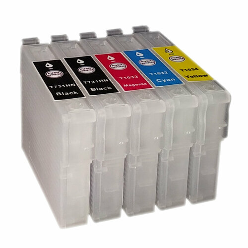 Перезаправляемые картриджи Oliphant подходят для Epson T1031N/1032N/1033N/1034N Stylus Office T40W/TX300F/TX600FW