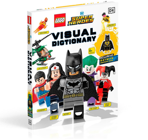 Энциклопедия Lego DC Super Heroes на английском языке с минифигуркой Batman, Бэтмен