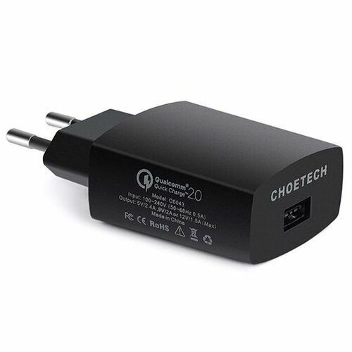 Зарядное устройство QC2.0 CHOETECH CHOETECH C0043