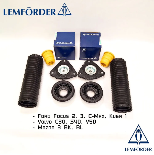 Опорный подшипник опора пыльники Lemforder для Ford Focus 2, 3, C-Max, Kuga, Volvo C30, S40, Mazda 3 BK BL