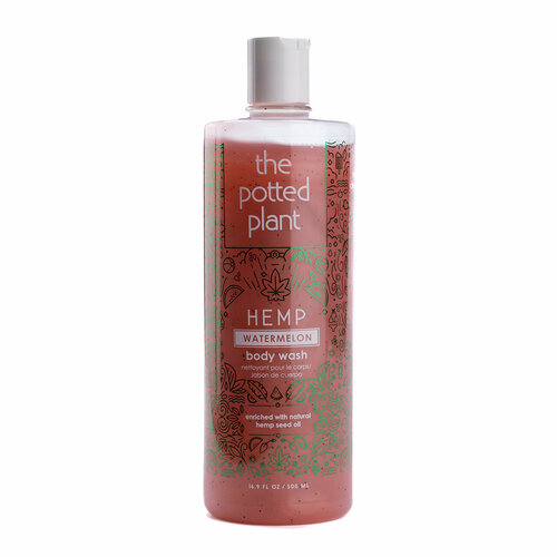 The Potted Plant, Ультраувлажняющий гель для душа Watermelon Body Wash, 500 мл средства для ванной и душа the potted plant гель для душа herbal blossom body wash