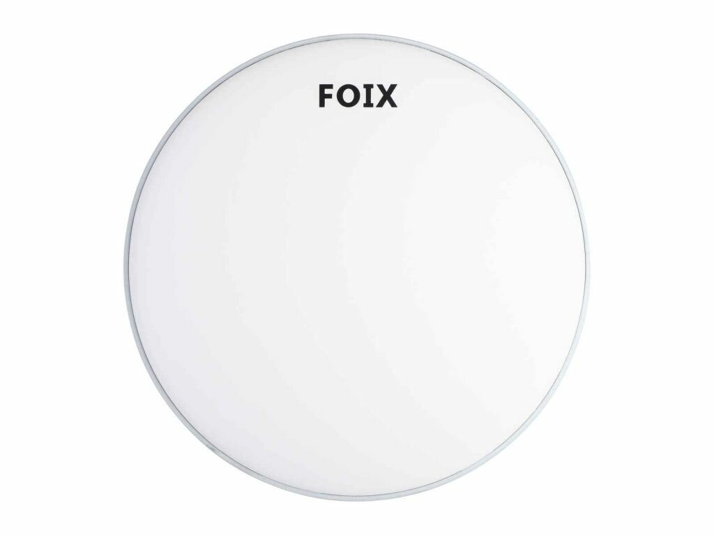 Пластик для малого и том барабана 16", белый, с покрытием, Foix FDH-25WC-16