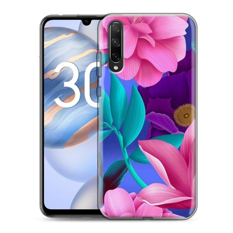 Дизайнерский силиконовый чехол для Huawei Honor 30i Цветы