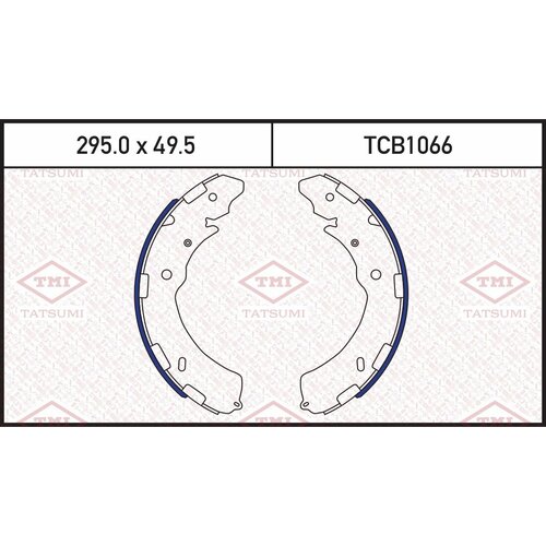 Колодки тормозные барабанные TATSUMI TCB1066 TMI TATSUMI TCB1066