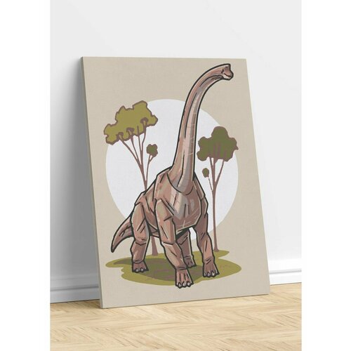 картина по номерам живопись по номерам свидание на террасе 40х50 см холст на подрамнике Динозавр